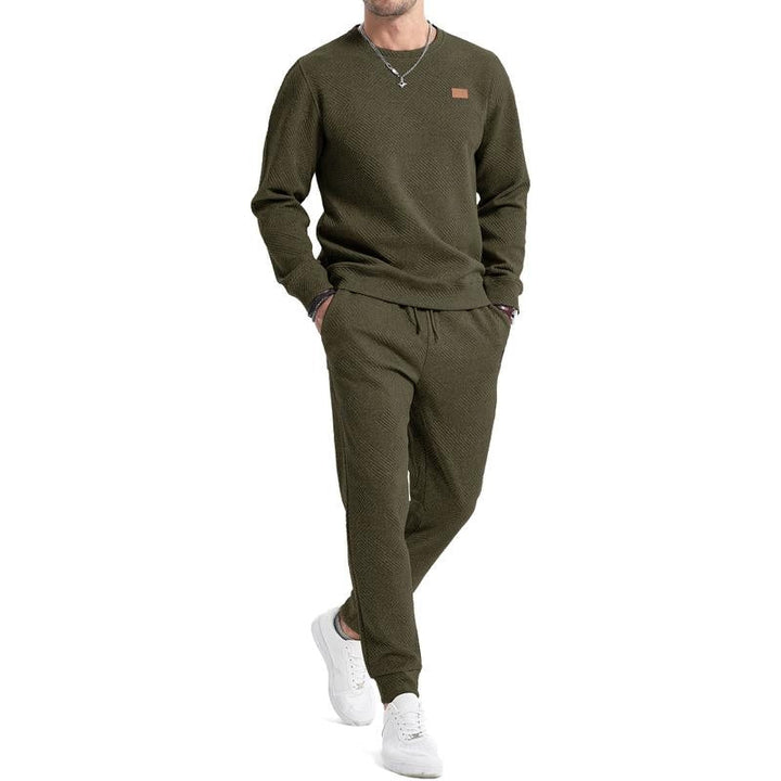 Axel | Herren Jogginganzug Set 2-teilig Strukturiert Sweatshirt