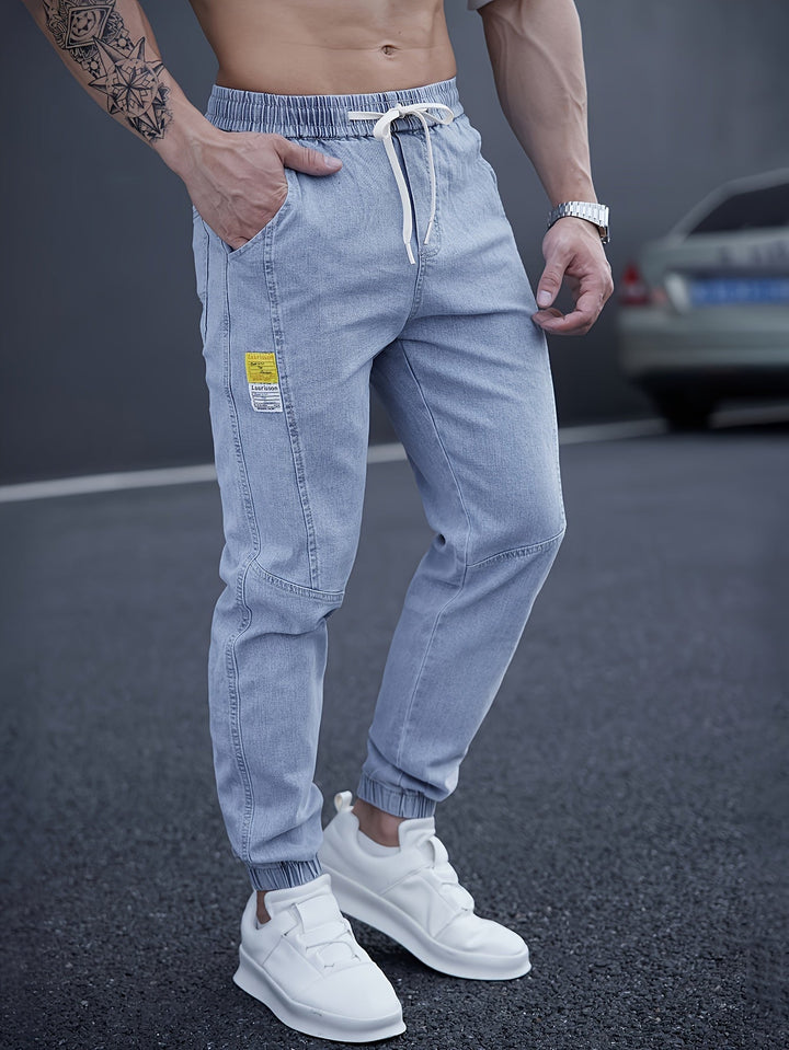 Albert | Herren Denim Jogger Jeans Elastischer Bund Slim Fit