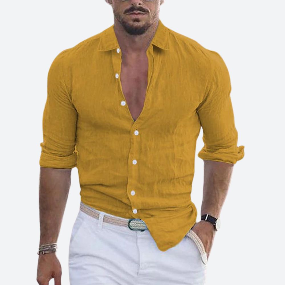 Felix | Herren hemd Kurzarm Freizeithemd Sommer Slim Fit