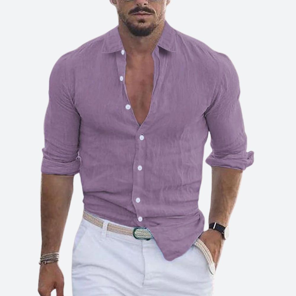 Felix | Herren hemd Kurzarm Freizeithemd Sommer Slim Fit