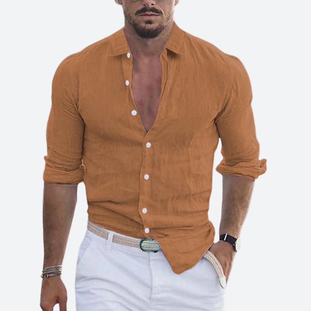 Felix | Herren hemd Kurzarm Freizeithemd Sommer Slim Fit