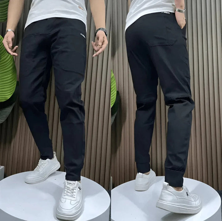 Bram | Herren Stretch Cargo Jogger Slim Fit Rippbündchen
