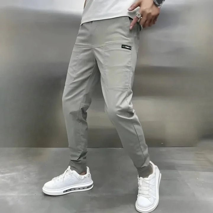 Bram | Herren Stretch Cargo Jogger Slim Fit Rippbündchen