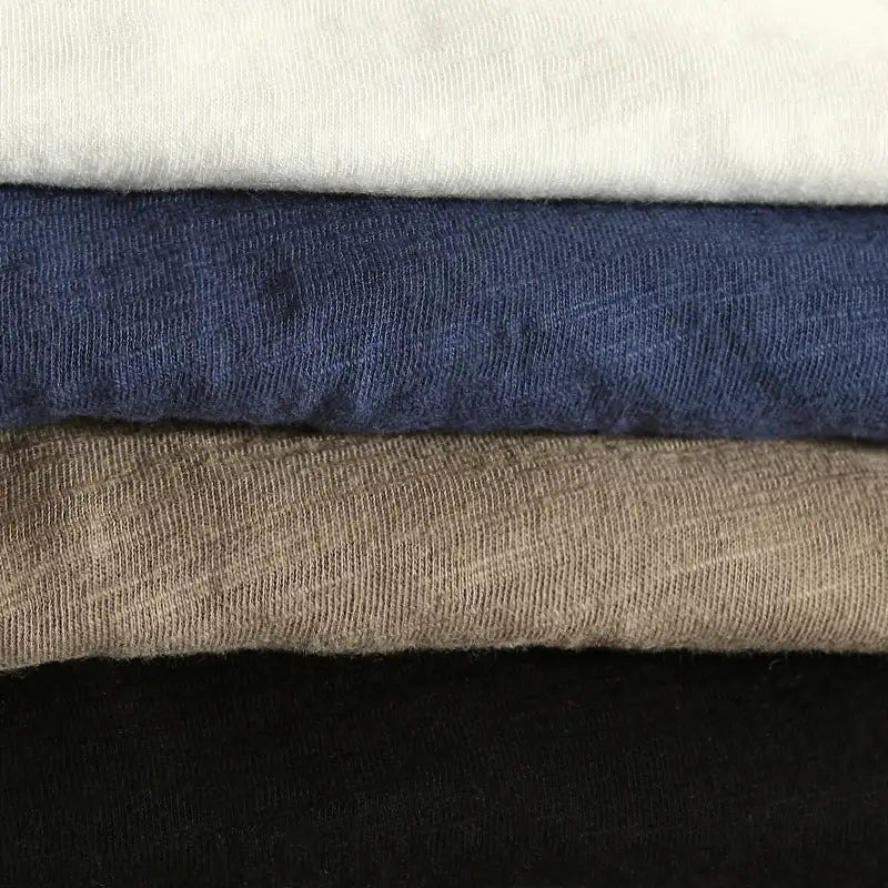 Lerry | Herren Langarm V-Ausschnitt Shirt Kontrastbesatz