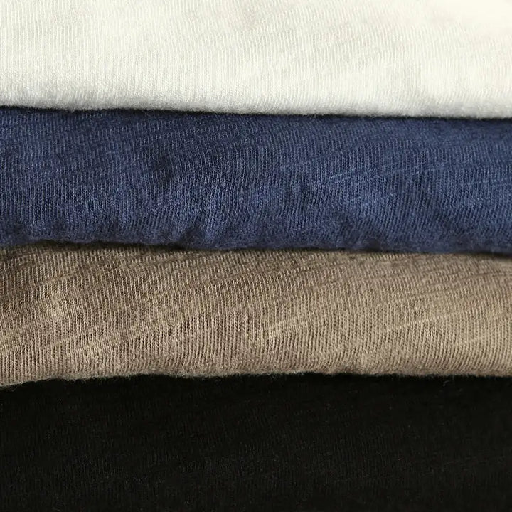 Lerry | Herren Langarm V-Ausschnitt Shirt Kontrastbesatz