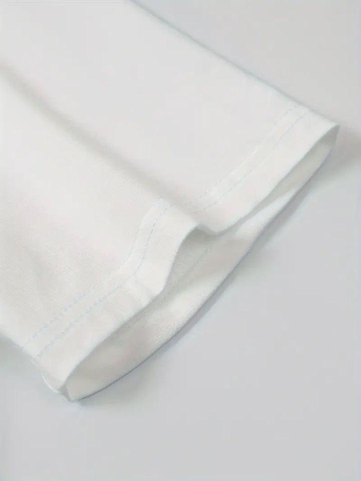 Lax | Herren Basic T-Shirt Rundhals Slim Fit Kurzarm