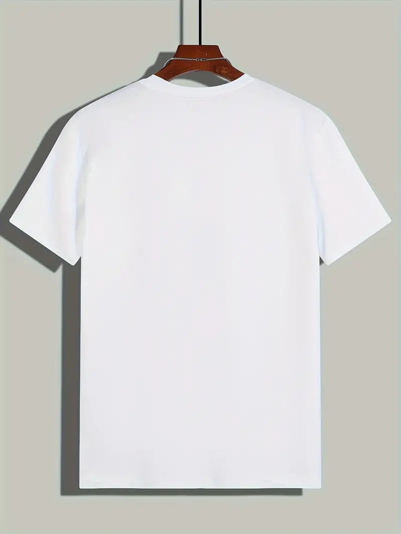 Lax | Herren Basic T-Shirt Rundhals Slim Fit Kurzarm