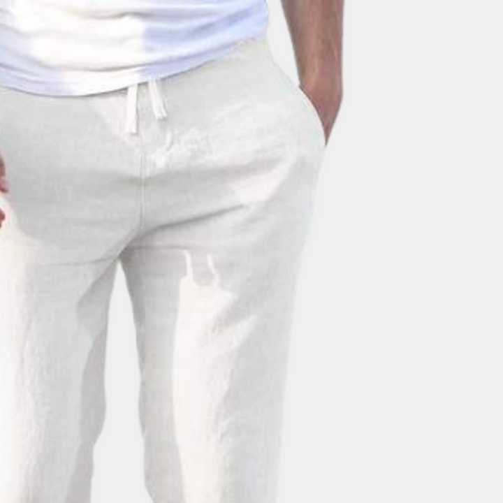 Sander | Slim Fit Hose für Herren mit Kordelzug, leicht