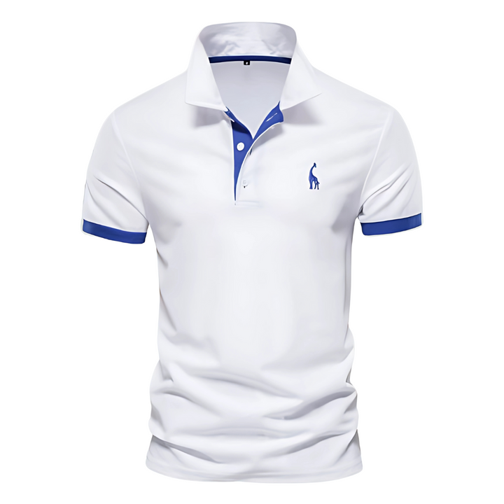Josh | Herren Poloshirt Kurzarm Kontrast Stickerei