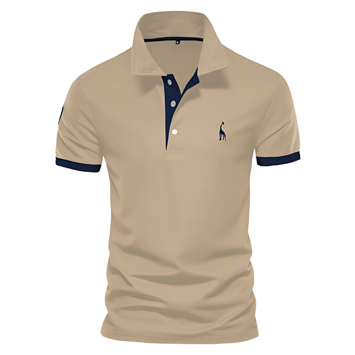 Josh | Herren Poloshirt Kurzarm Kontrast Stickerei