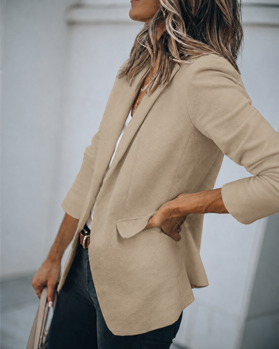 Emilia | Damen Taillierter Langarm Blazer