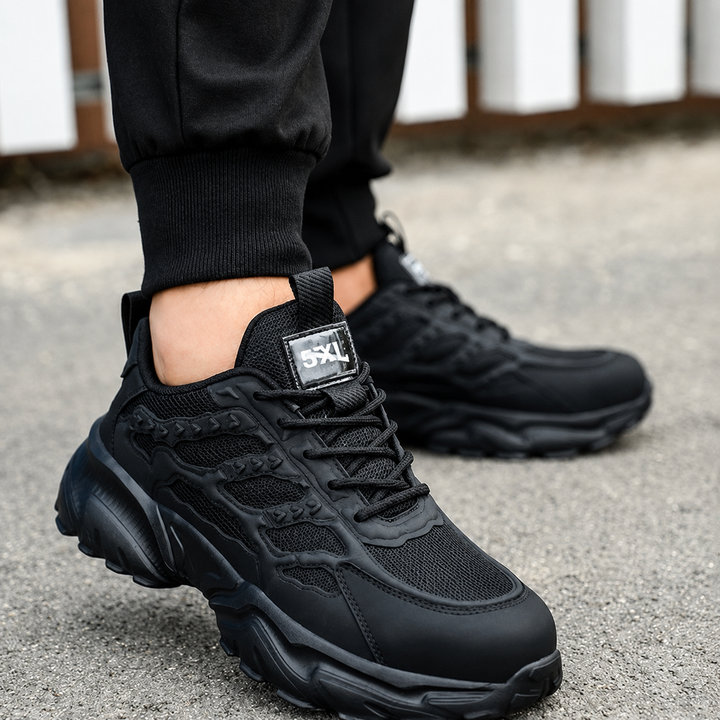 Jerox | Herren Chunky Sneaker Mesh Schnürer Plateau Sohle