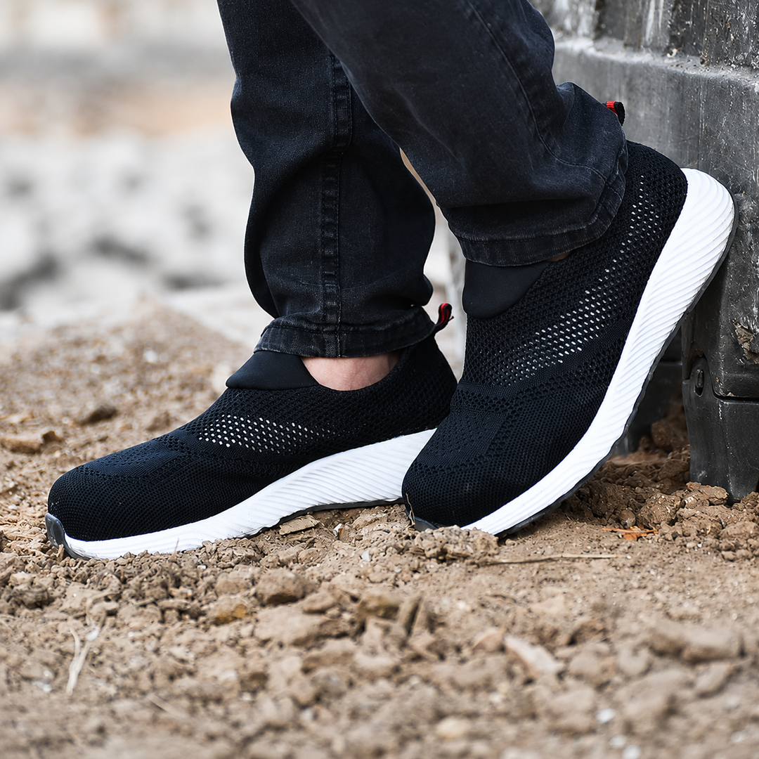Jerox | Herren Chunky Sneaker Mesh Schnürer Plateau Sohle