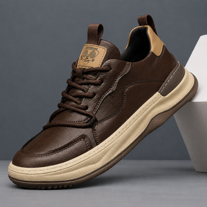 Grove | Herren Leder Sneaker Schnürschuhe Casual