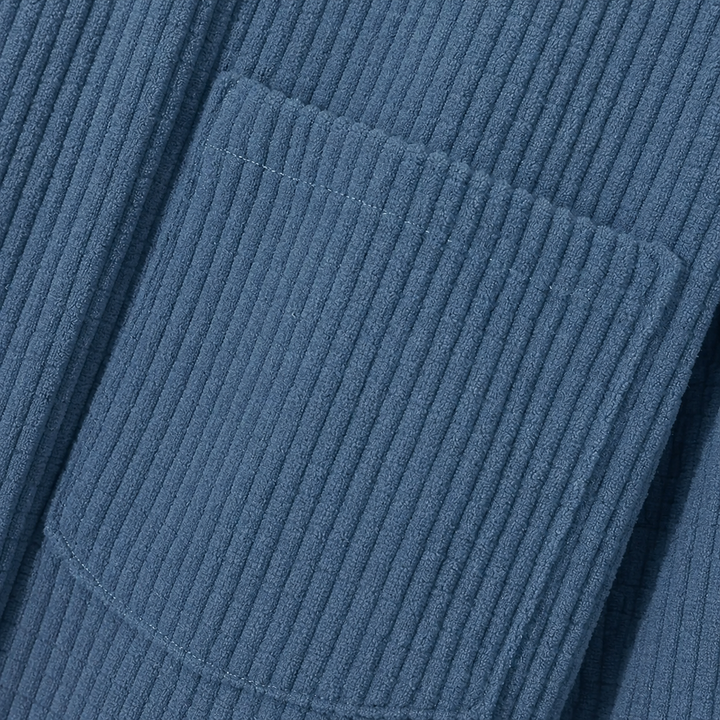 Ridge | Herren Cord Hemdjacke Kapuze Überhemd Shacket