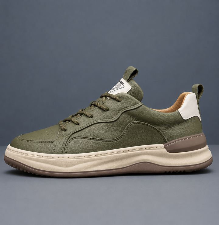 Grove | Herren Leder Sneaker Schnürschuhe Casual