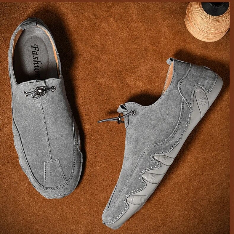 Lenzo | Herren Wildleder Slipper Slip-on Loafer Casual