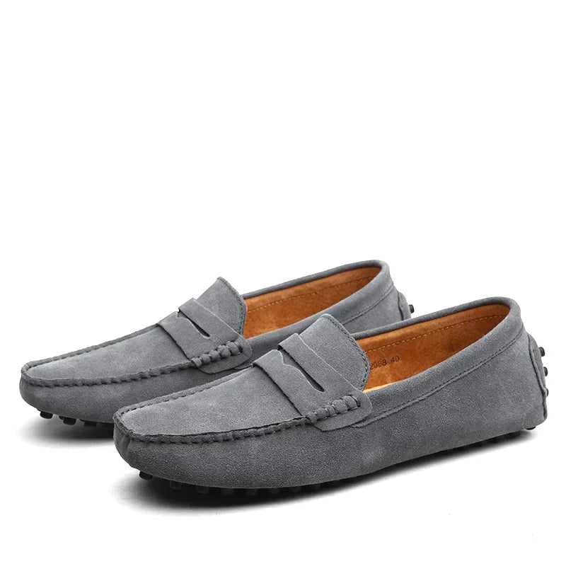 Marco | Herren Wildleder Loafer Mokassin Slip-on Freizeitschuh