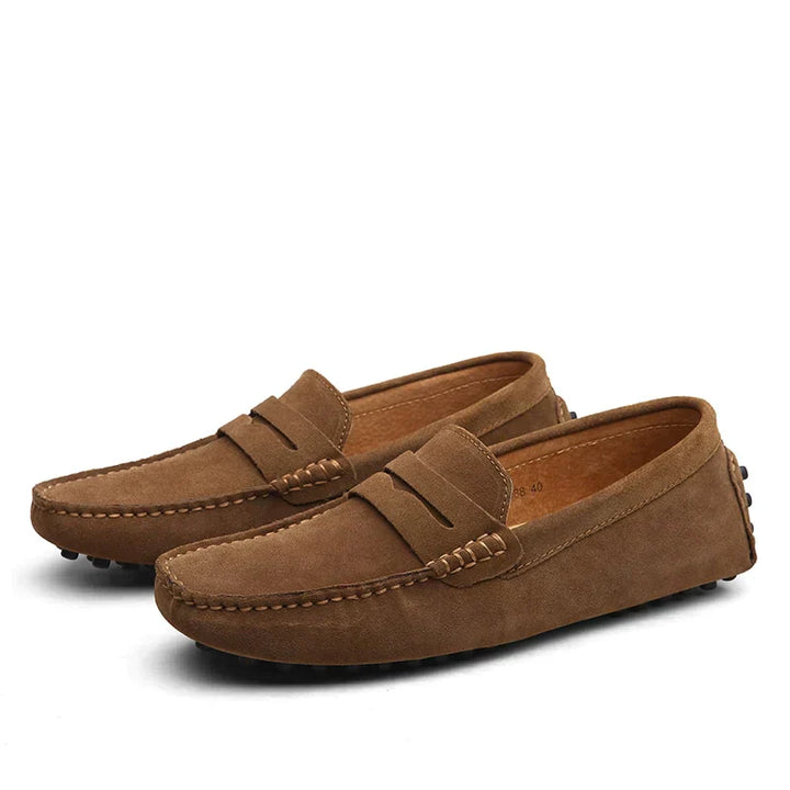 Marco | Herren Wildleder Loafer Mokassin Slip-on Freizeitschuh