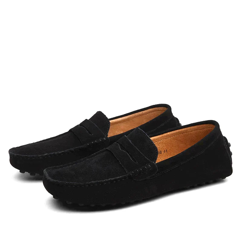 Marco | Herren Wildleder Loafer Mokassin Slip-on Freizeitschuh