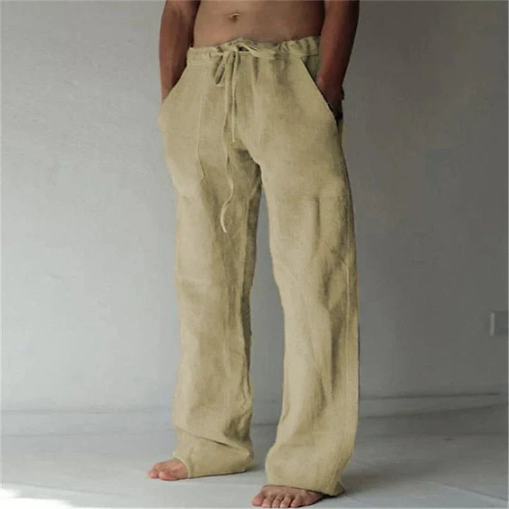 Arthur | Herren hose weit, Baggy Fit Sommerhose mit Kordelzug