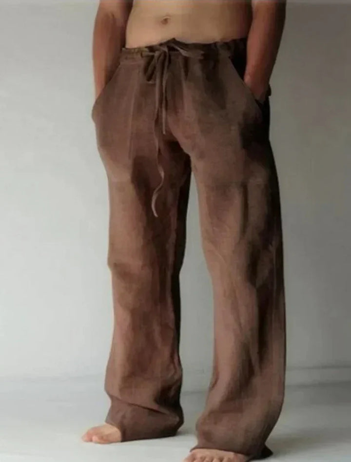 Arthur | Herren hose weit, Baggy Fit Sommerhose mit Kordelzug