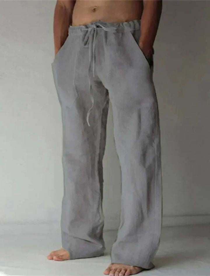 Arthur | Herren hose weit, Baggy Fit Sommerhose mit Kordelzug