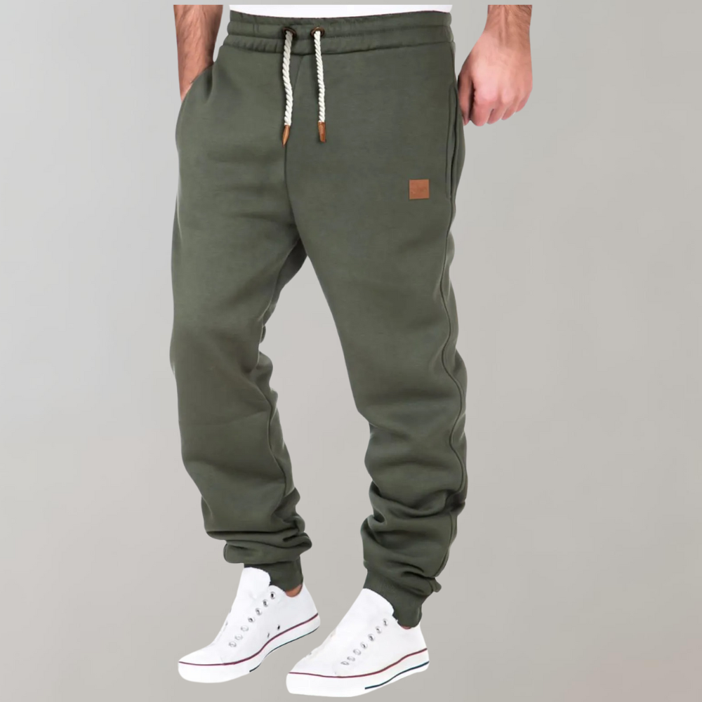 Kilvon | Herren Jogginghose mit Bündchen Freizeithose