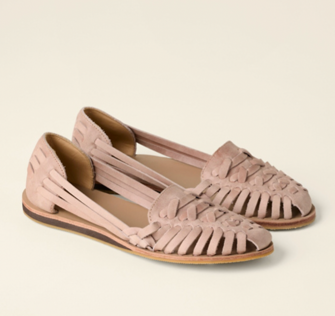 Mara | Damen Geflochtene Ballerinas Flache Schuhe Geschlossene Zehenpartie