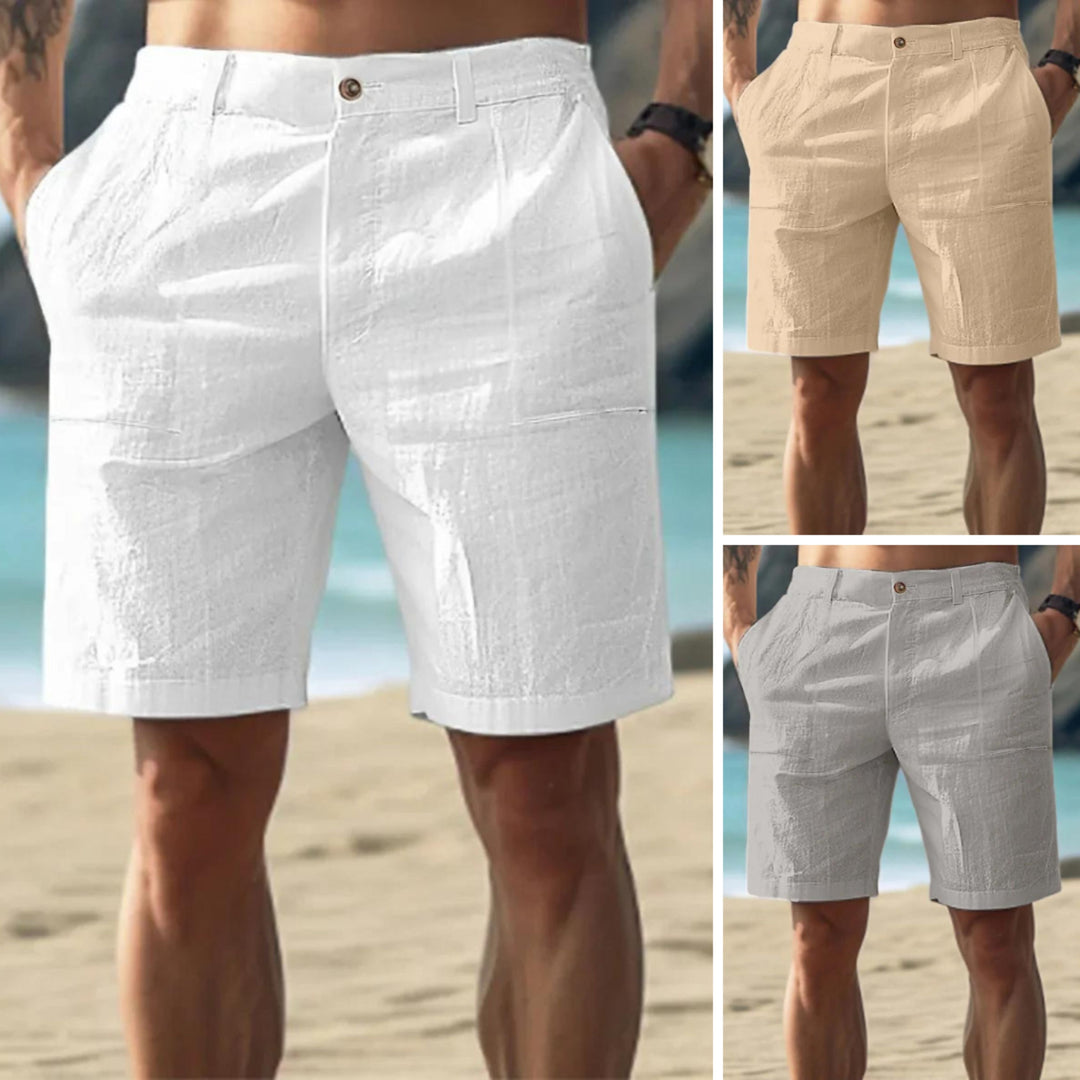 Rio | Herren Shorts Kurze Hose Knopfverschluss Sommer