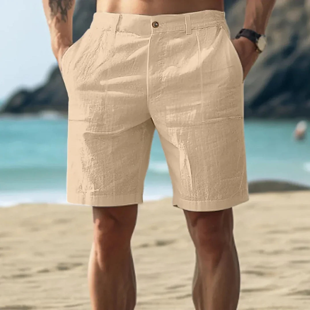 Rio | Herren Shorts Kurze Hose Knopfverschluss Sommer