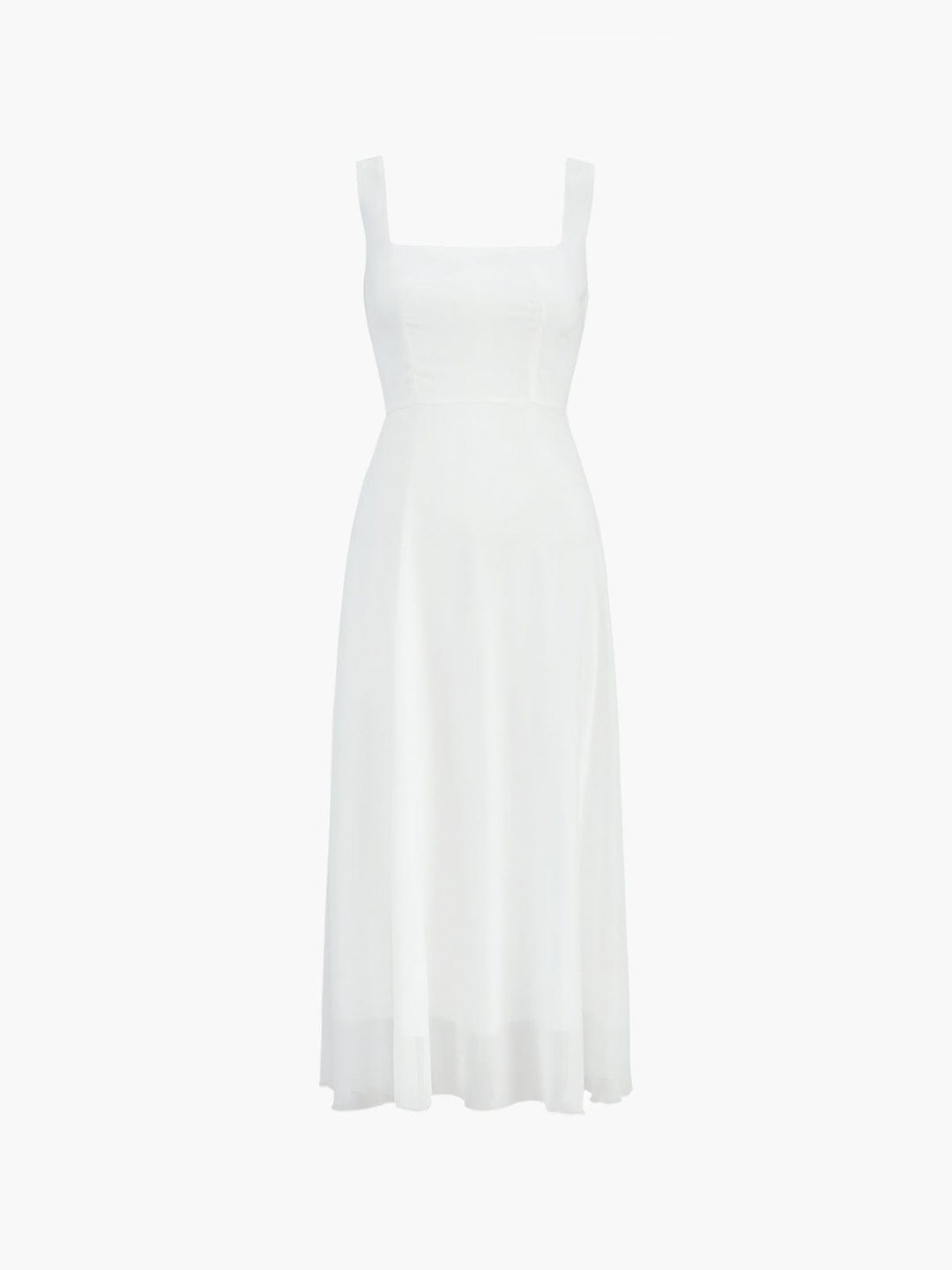 Taija | Damen Midi Kleid Trägerkleid A-Linie Sommerkleid