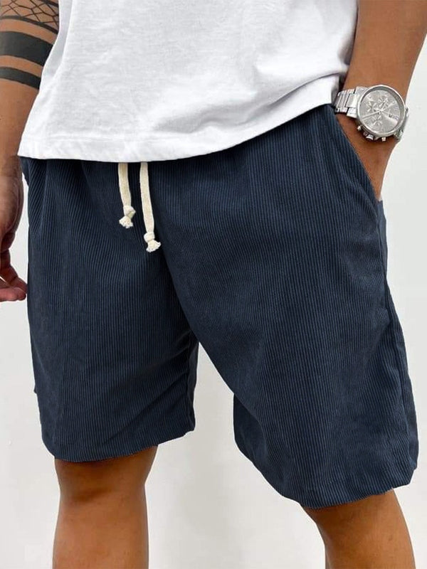 Cordo | Herren Corduroy Shorts Strukturiert Freizeitshorts