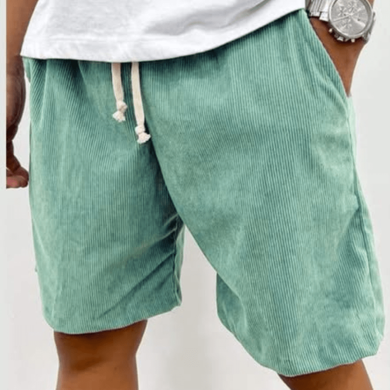 Cordo | Herren Corduroy Shorts Strukturiert Freizeitshorts