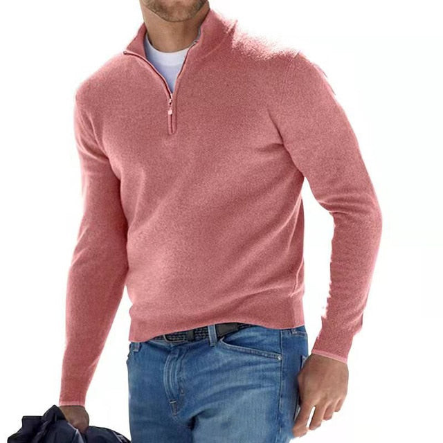 Pieter | Herren Troyer Pullover Half-Zip Slim