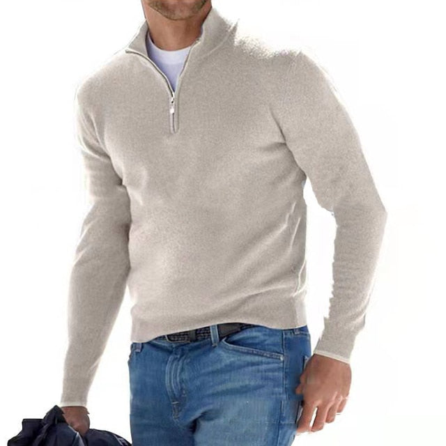 Pieter | Herren Troyer Pullover Half-Zip Slim