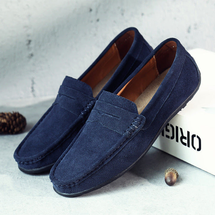 Marco | Herren Wildleder Loafer Penny Loafer Slip-on Schuhe