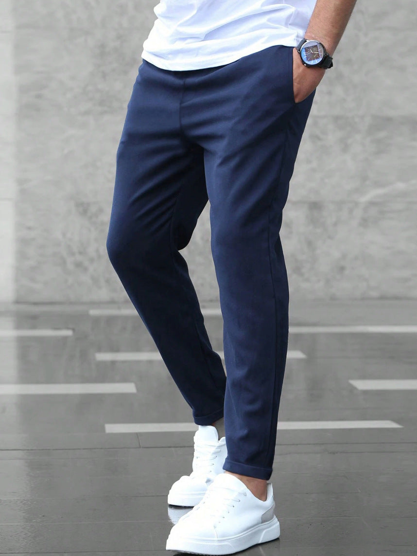 Koen | Herren Jogger Chino Slim Fit Tunnelzug Stretch