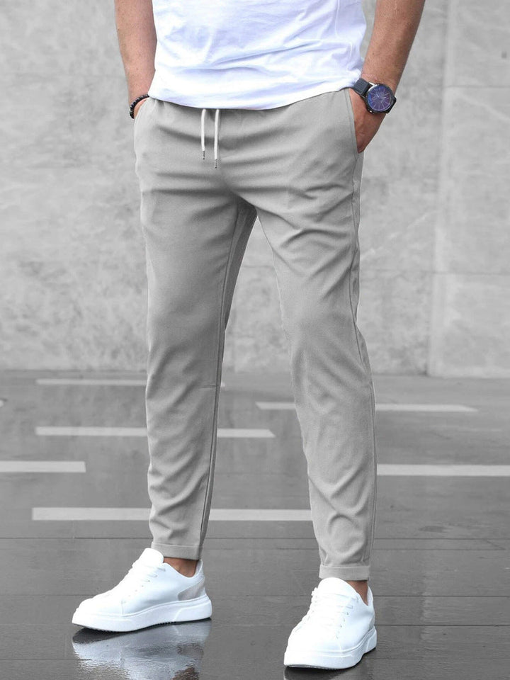 Koen | Herren Jogger Chino Slim Fit Tunnelzug Stretch
