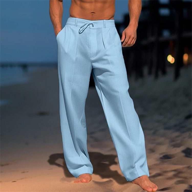 Verdo | Herren hose Kordelzug Loose Fit Sommerhose