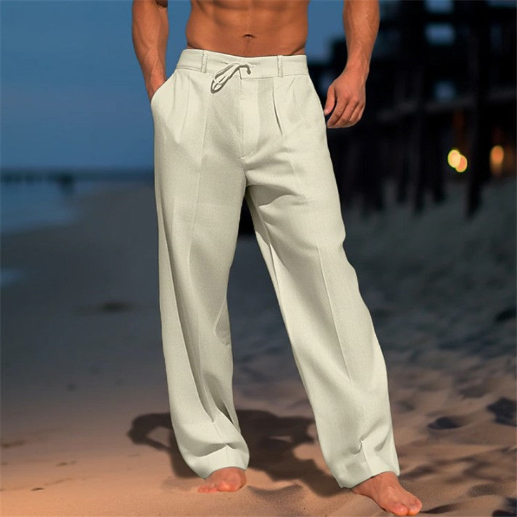 Verdo | Herren hose Kordelzug Loose Fit Sommerhose