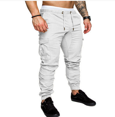 Rex | Herren Cargo Jogger Hose Elastischer Bund Slim Fit Freizeithose