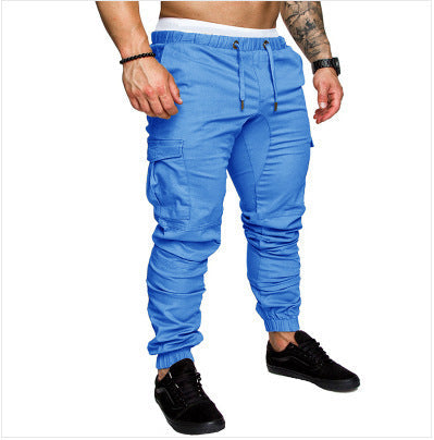 Rex | Herren Cargo Jogger Hose Elastischer Bund Slim Fit Freizeithose