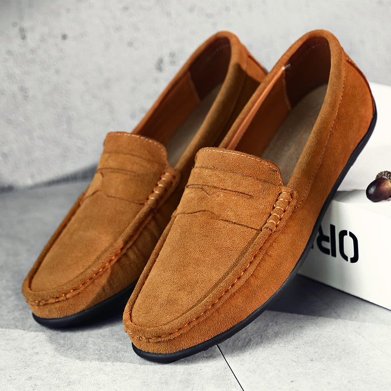 Marco | Herren Wildleder Loafer Penny Loafer Slip-on Schuhe