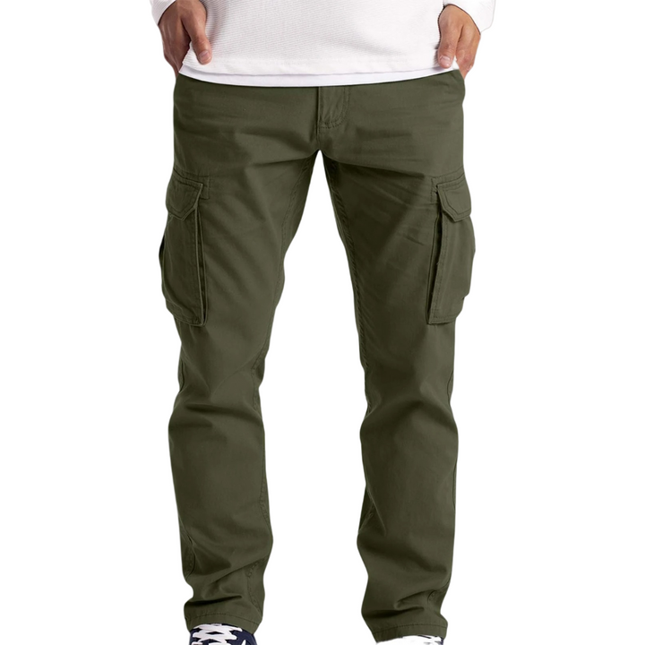 Cruz | Herren Cargohose Slim Fit Freizeithose mit Seitentaschen