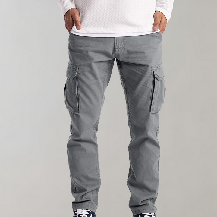 Cruz | Herren Cargohose Slim Fit Freizeithose mit Seitentaschen