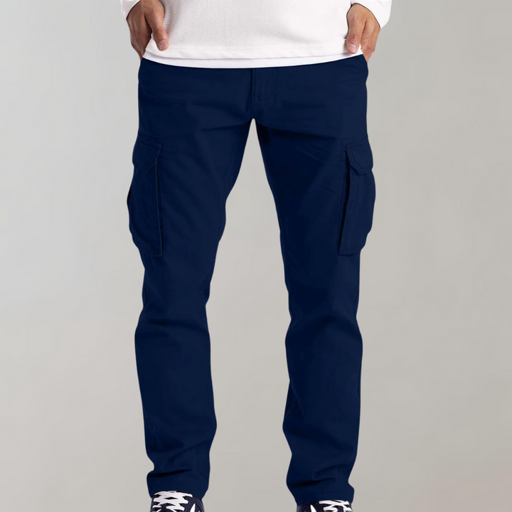 Cruz | Herren Cargohose Slim Fit Freizeithose mit Seitentaschen