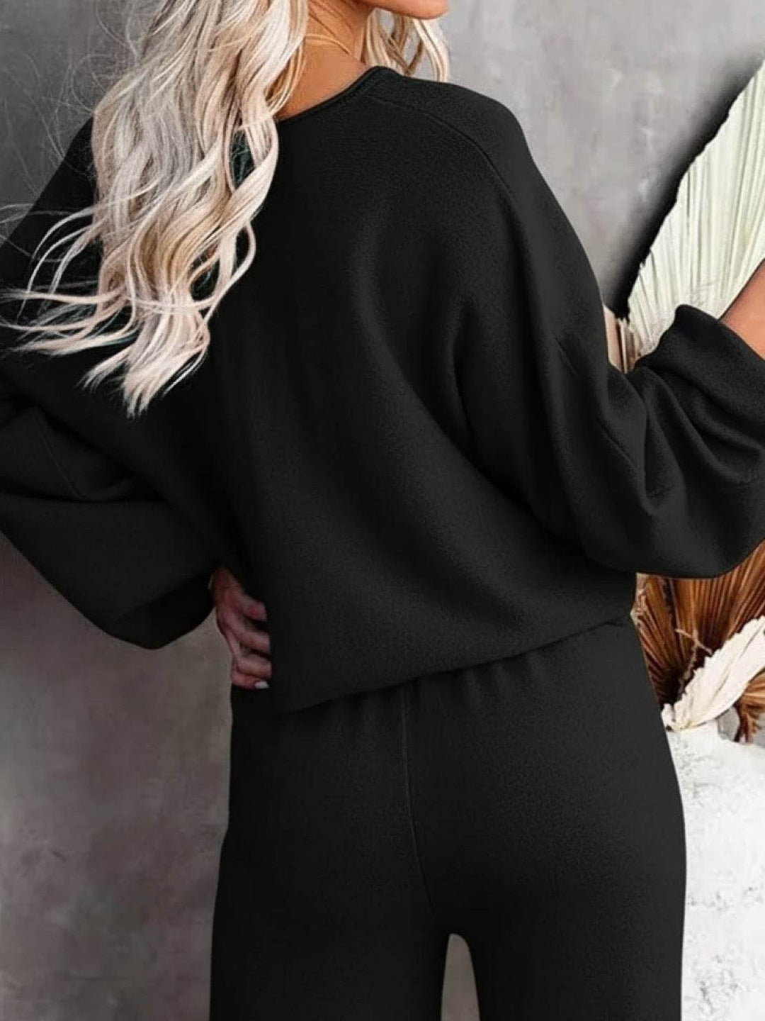 Hazy | Damen Set Zweiteiler Weithose Oversized Pullover
