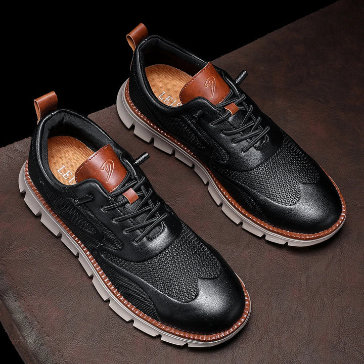 Norado | Herren Leder Sneaker Schnürschuhe Casual Herren