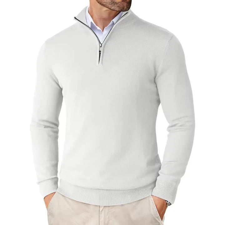 Eriko | Herren Troyer Pullover Half-Zip Langarm